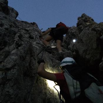 Ferrata #Pojesi verso #cima #tibet (gruppo del #Carega)