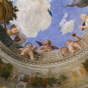 Camera degli Sposi #mantegna #mantova #palazzoducale #affresco #soffitto