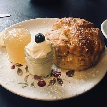 #scone #lemoncurd #clottedcream  #tea is #ready  #norwich #norwichlife #england #uk